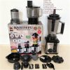 BARDEFU LM-High-end Quality 3 In 1 Stainless Steel High-power 3L Blender - Silver Black